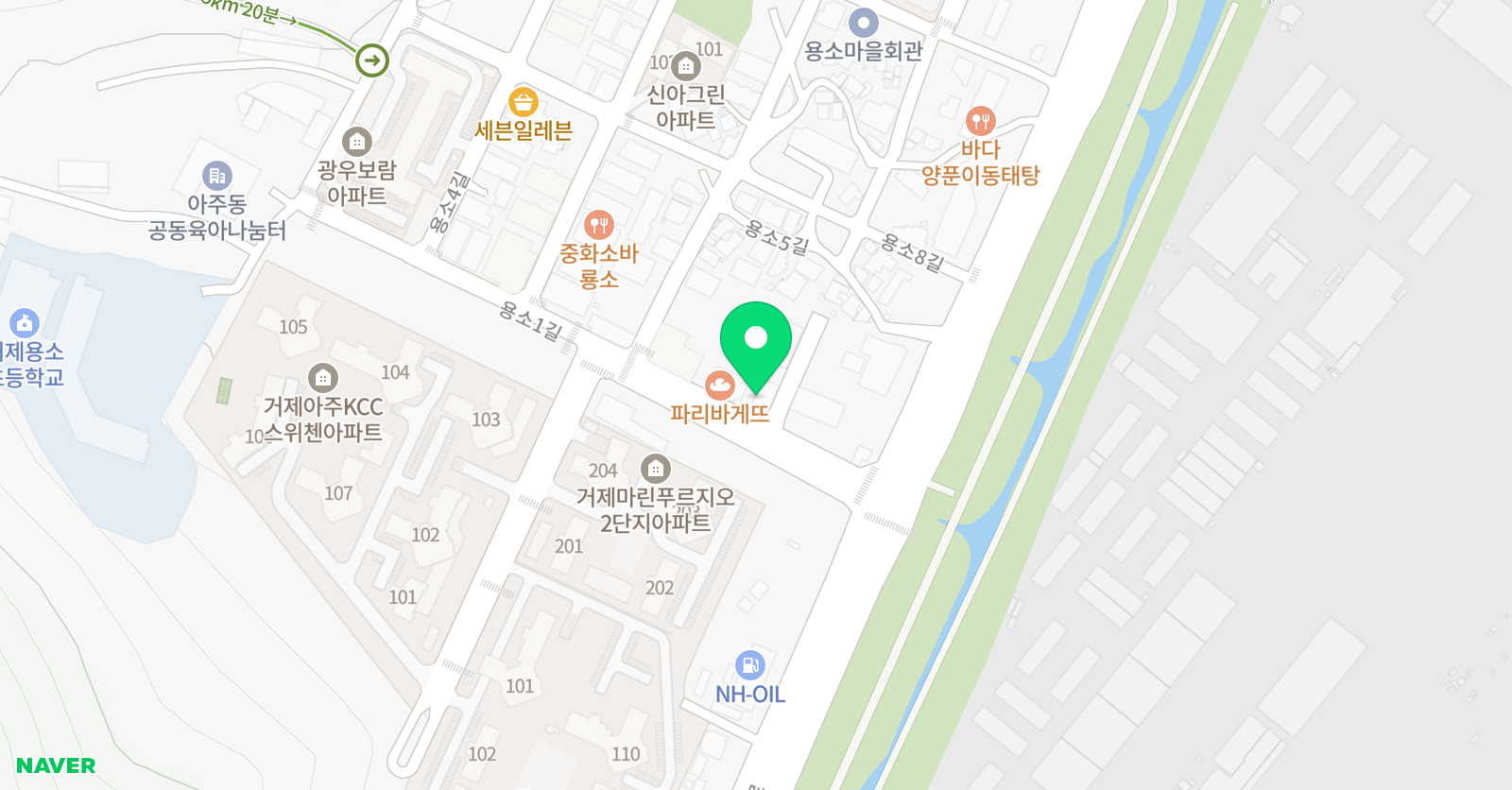 가온누리 태권도 대우관 위치