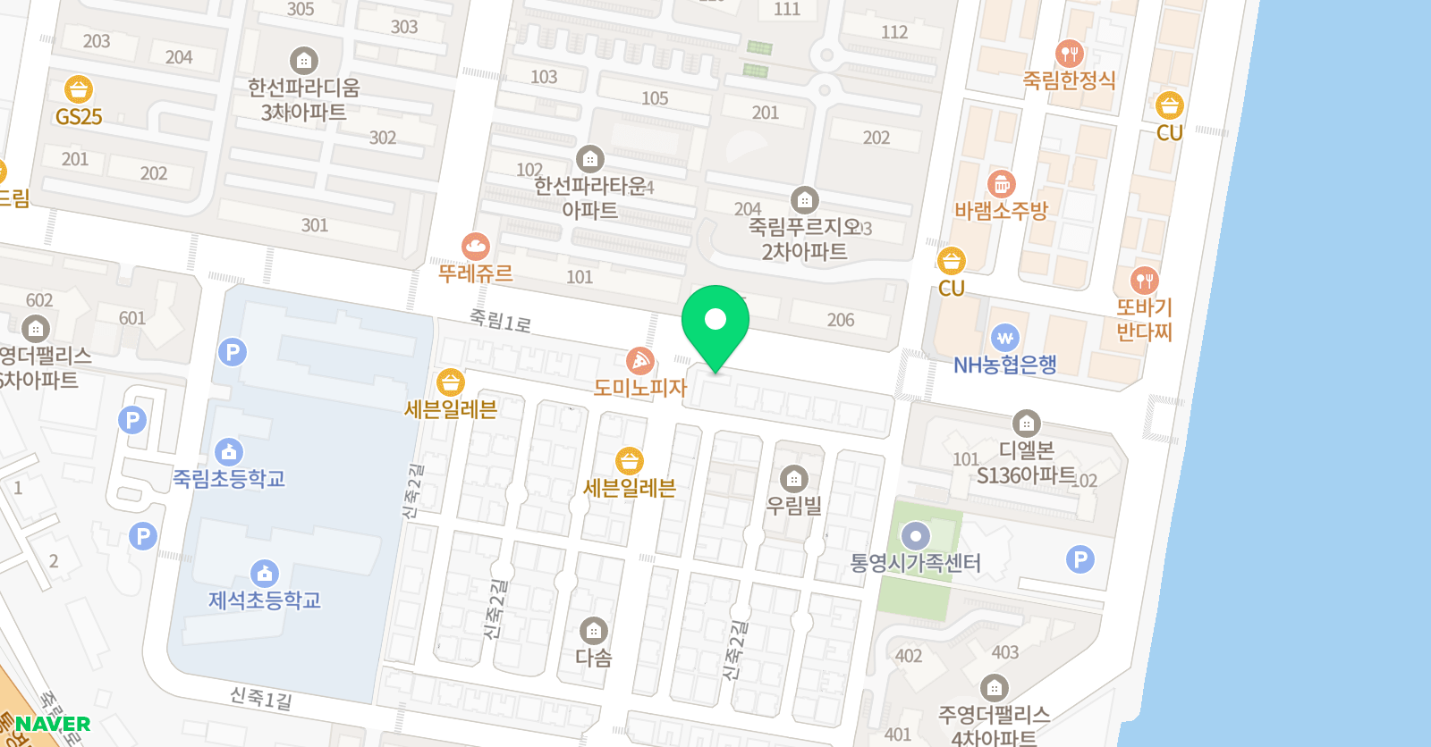 플레이팩토 THE하다수학학원 위치