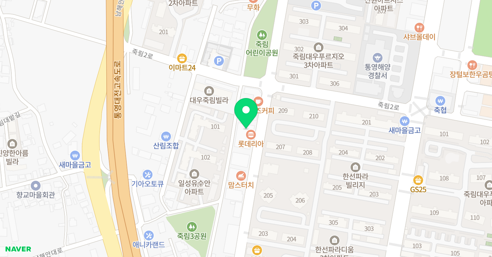 TalkTalk 미래학원 위치