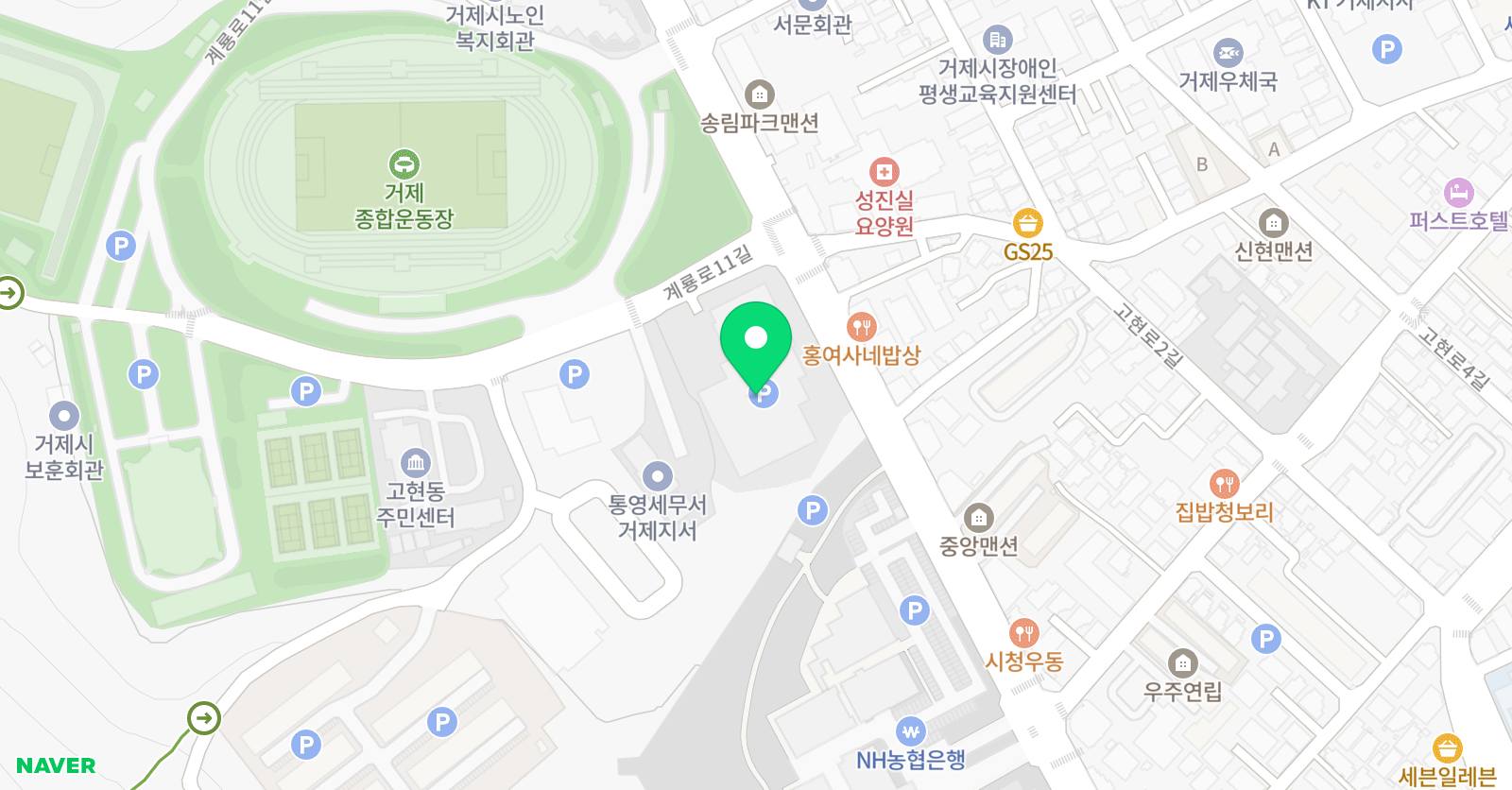 반다비 체육센터 수영장 위치
