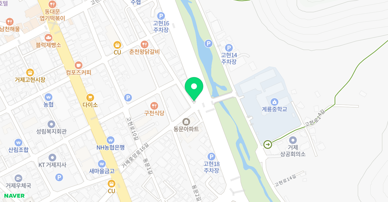 초록문 화실 위치