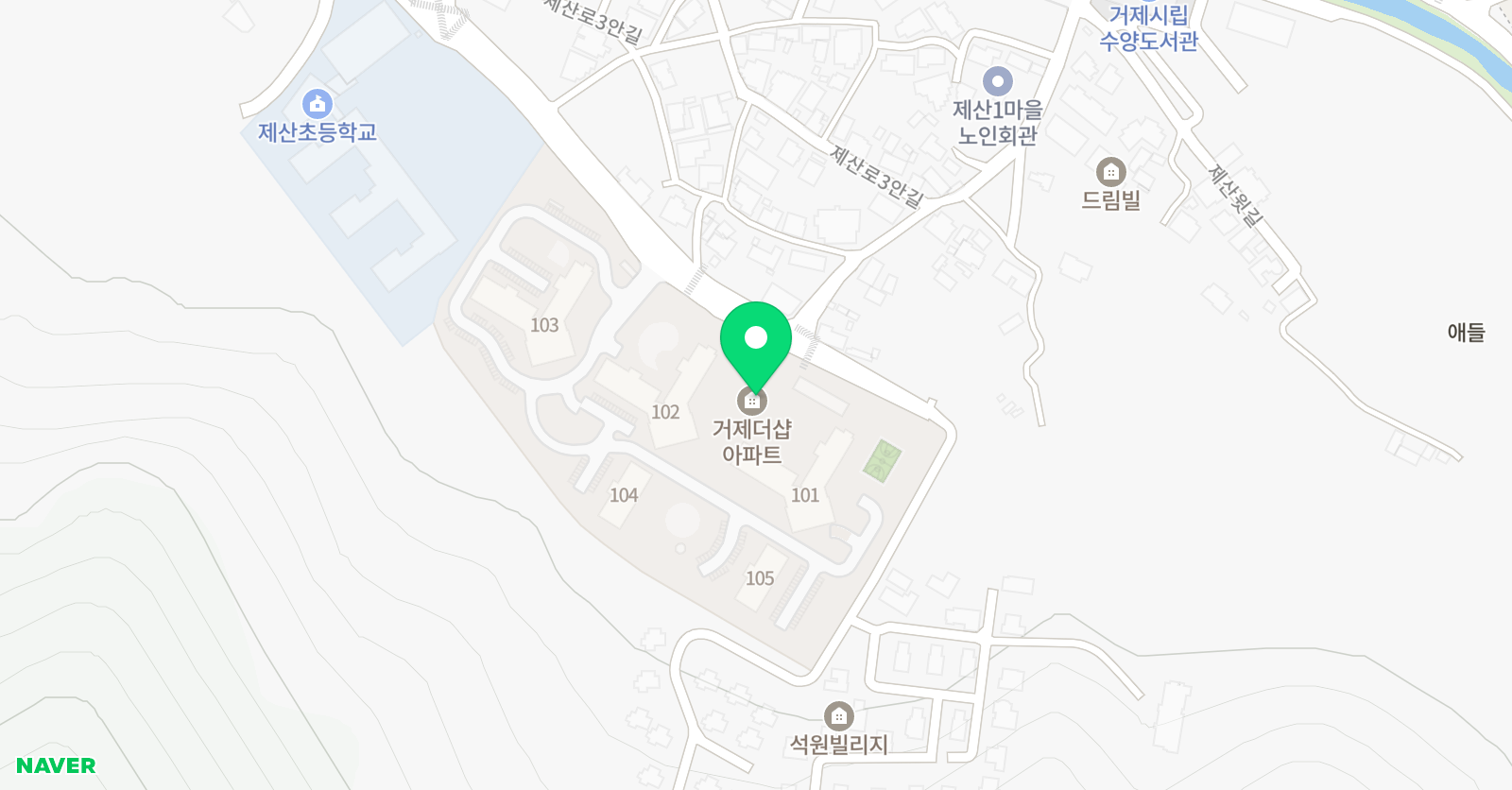 스마트해법 영어교실 거제수양더샵점 위치