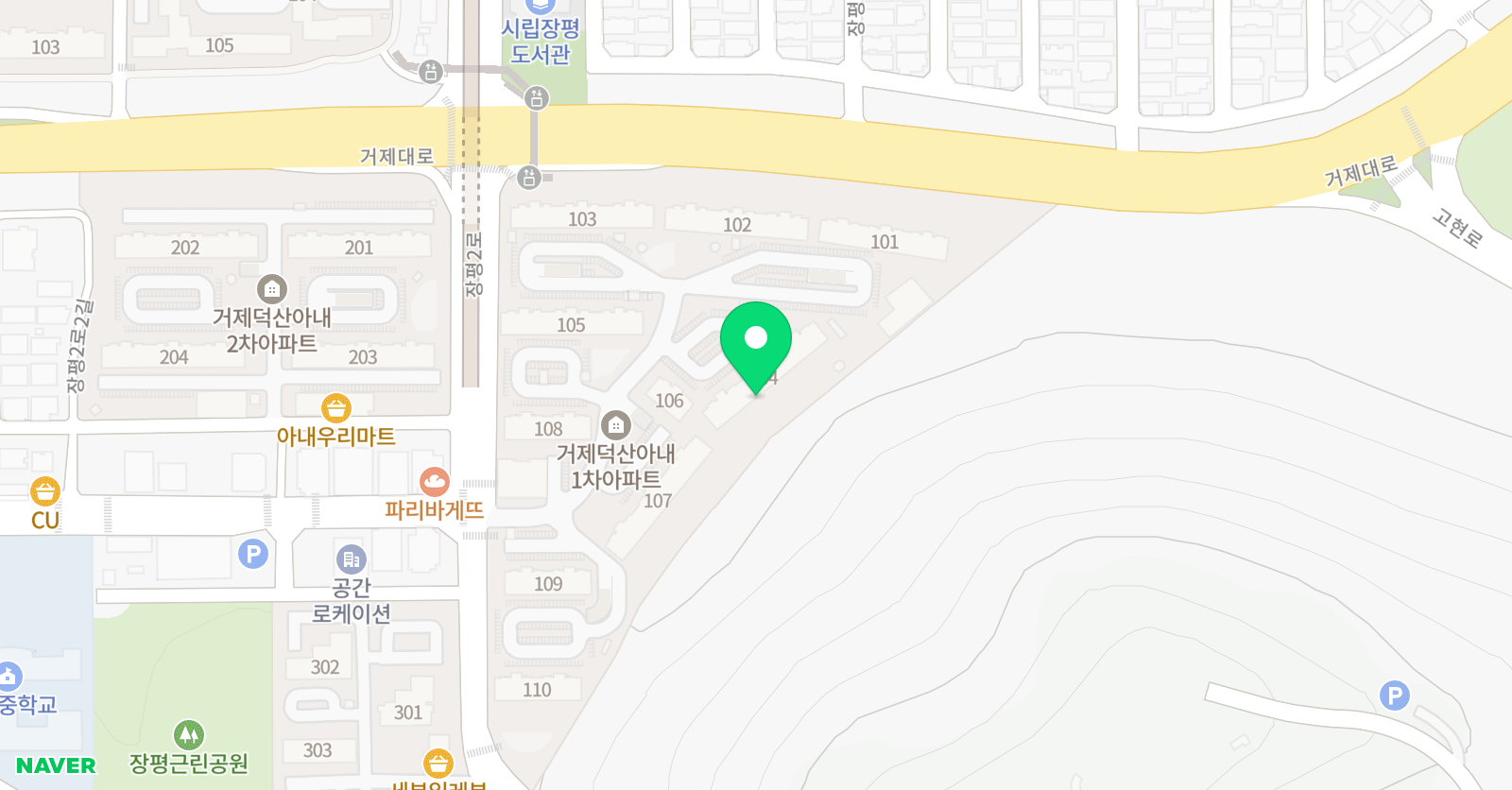 기탄 사고력교실 장평덕산아내1차점 위치