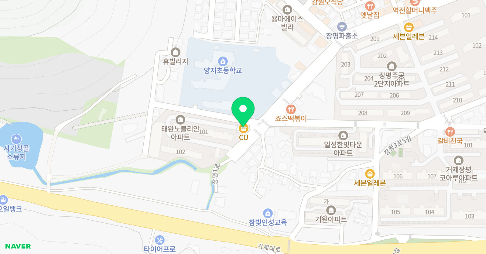 하나 음악미술학원 위치
