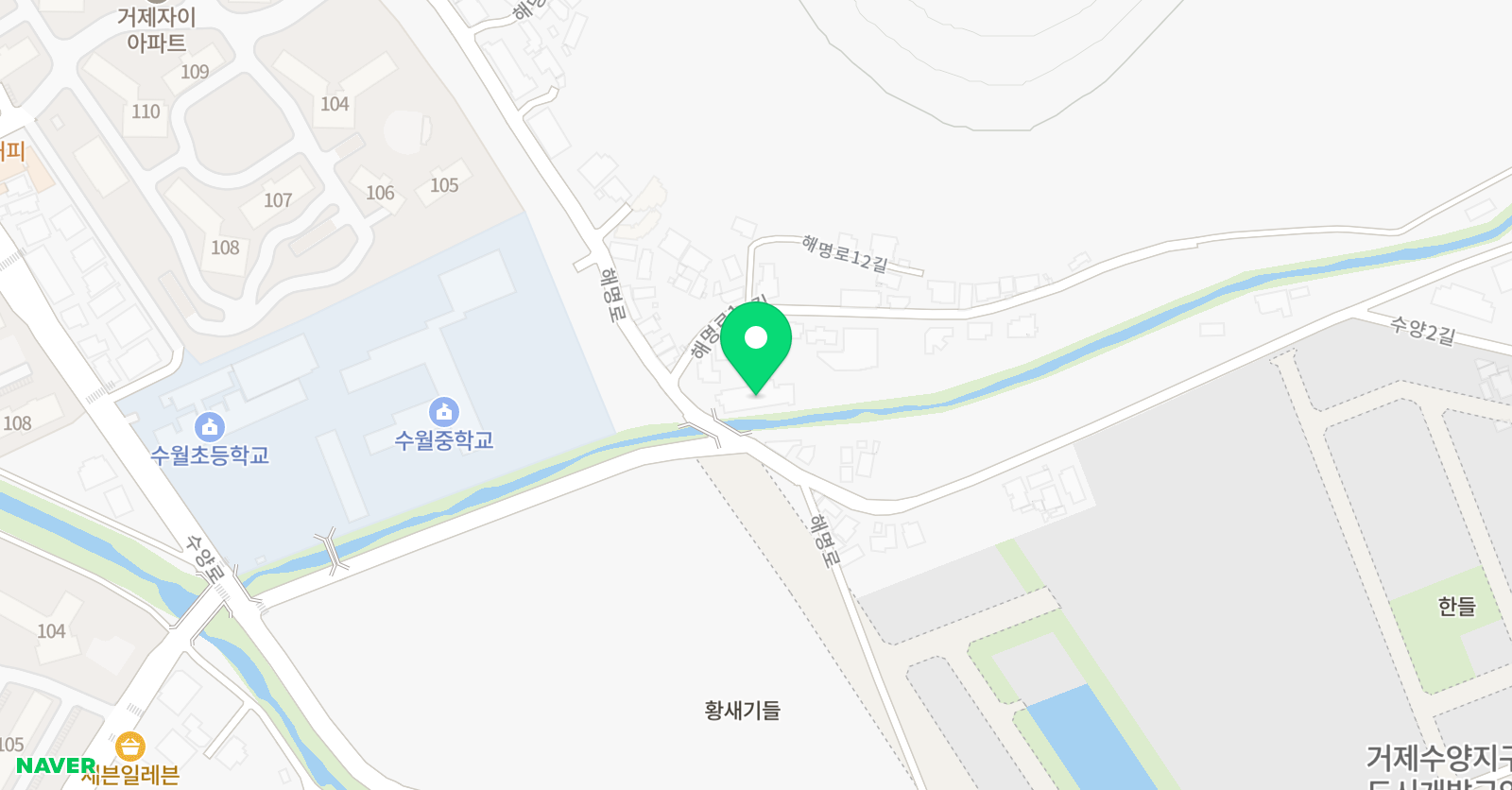 정상 어학원 거제분원 위치