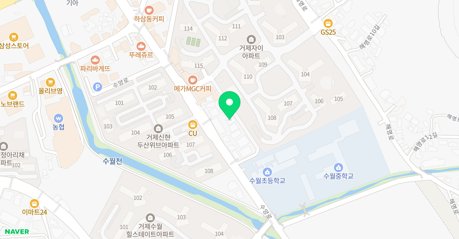 피비쌤 영어학원 위치