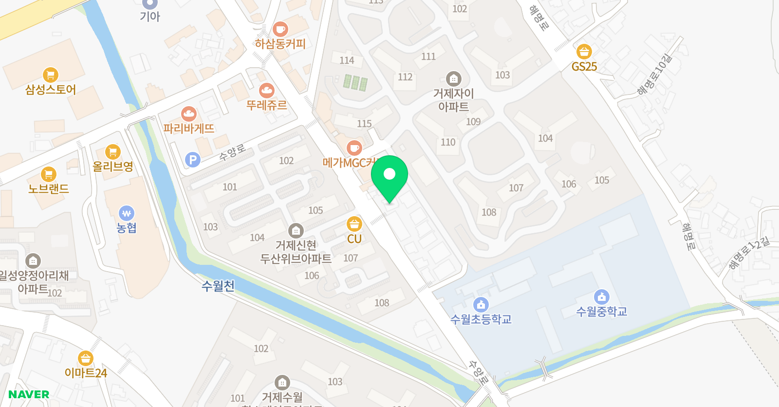 관악왕 수학교실 위치