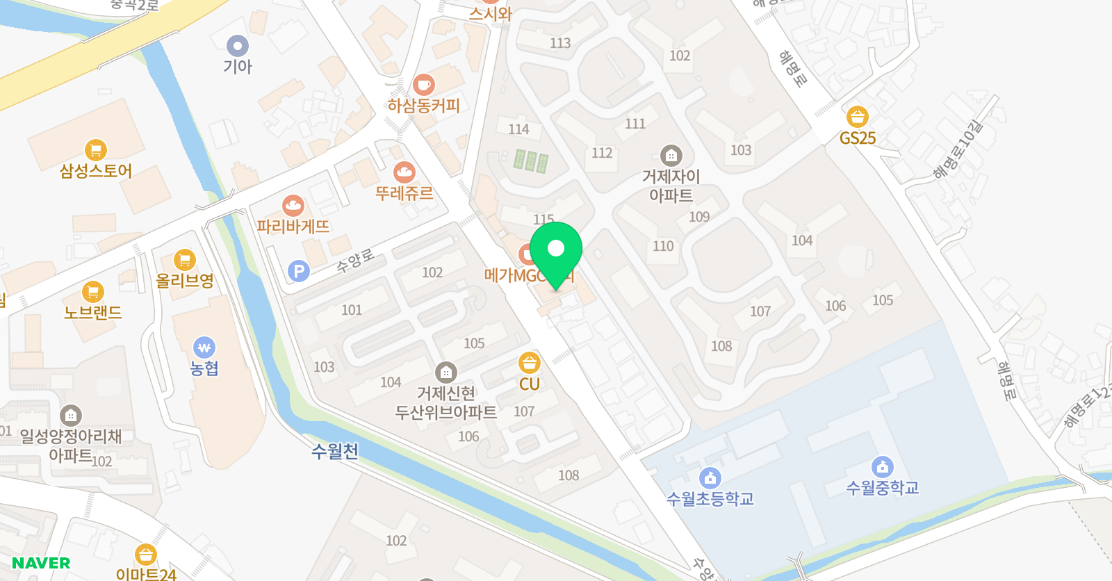 피아노 어드벤쳐 거제센터 위치