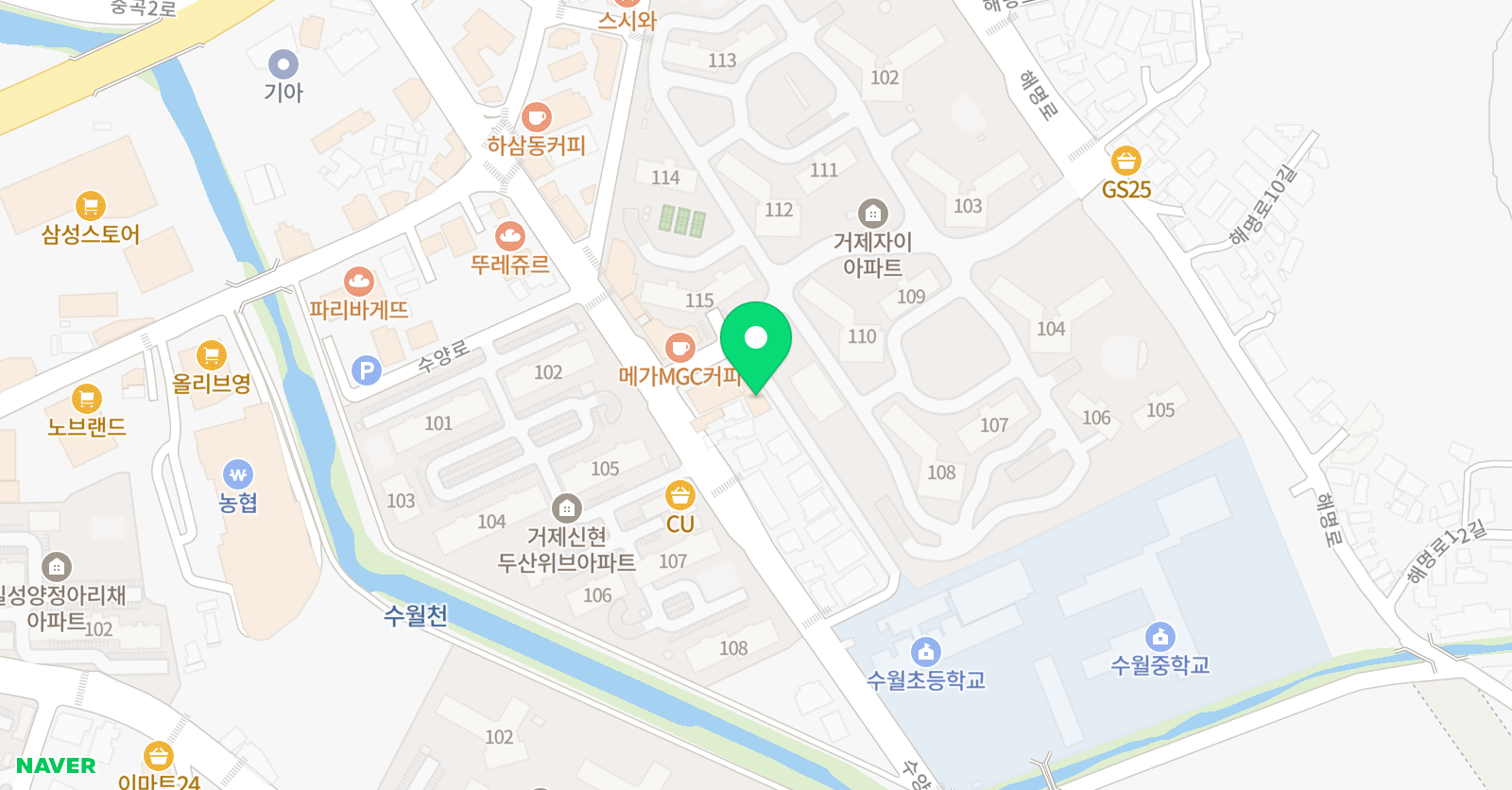 몬스터매스 수월학원 위치