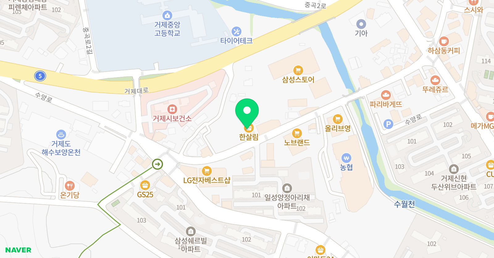 아이앤아트 미술학원 위치