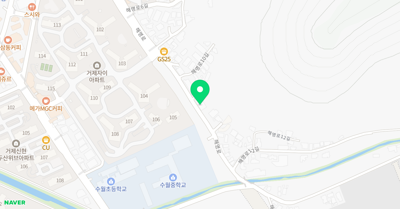 다울 학원 위치