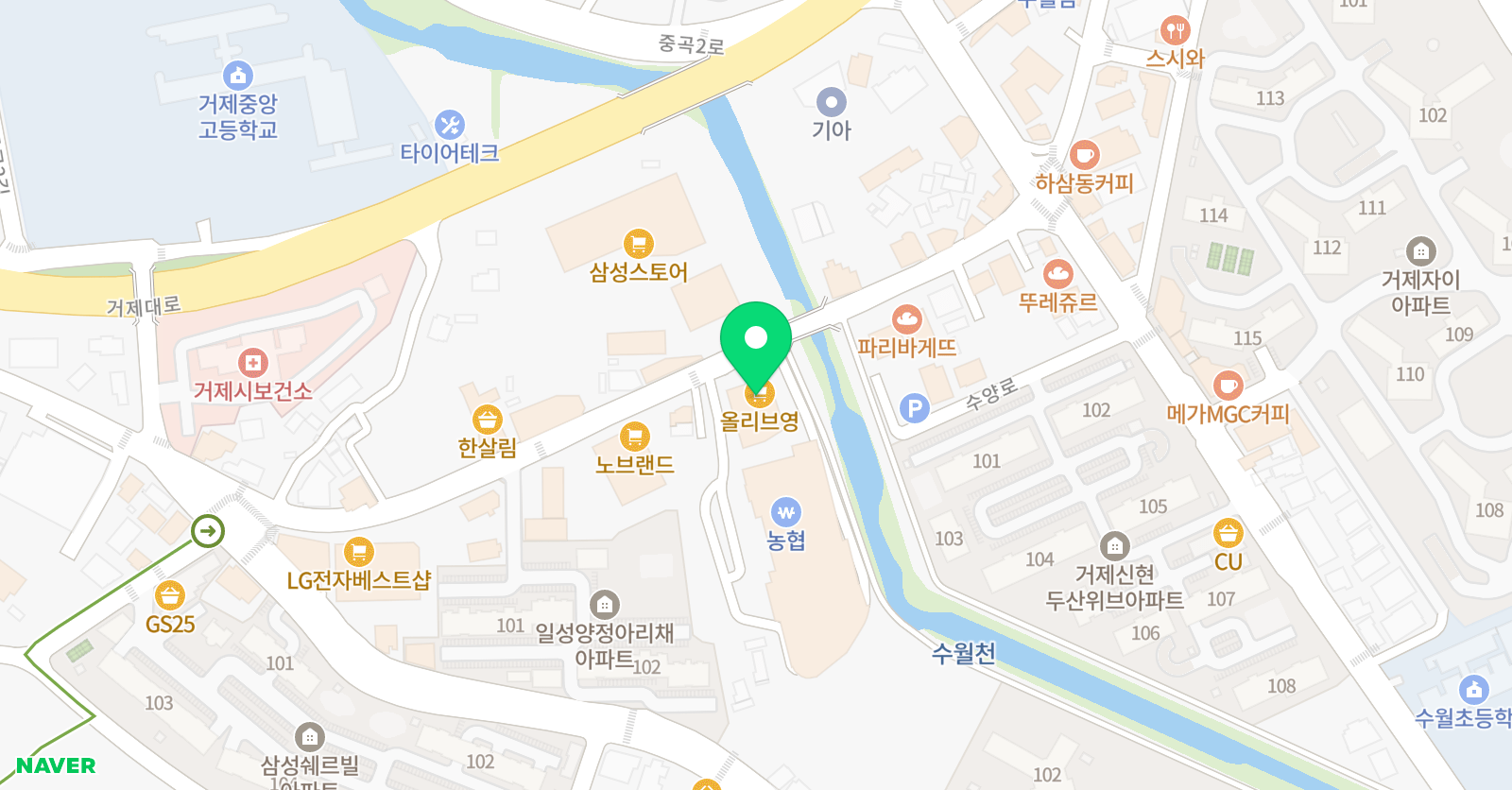 뷰하이 어학원 위치