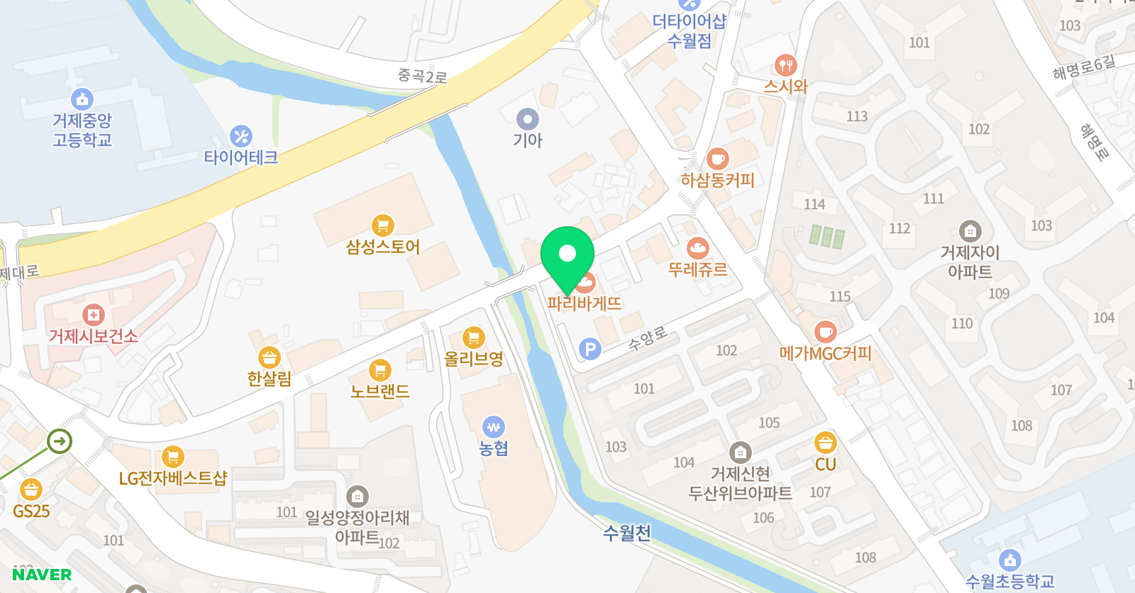 SG아카데미 학원 위치