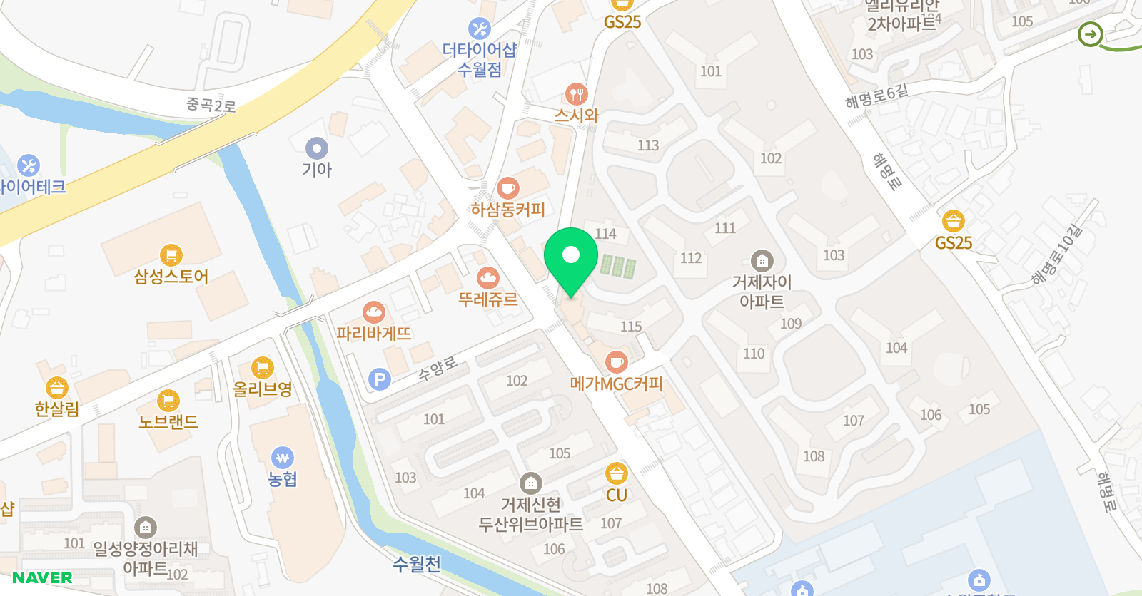 JH 피아노입시전문학원 위치