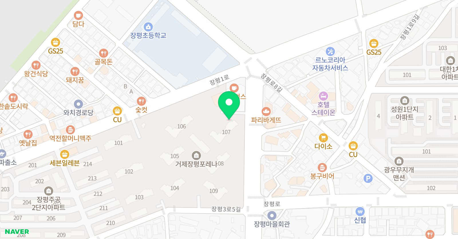 파카드박선생 위치