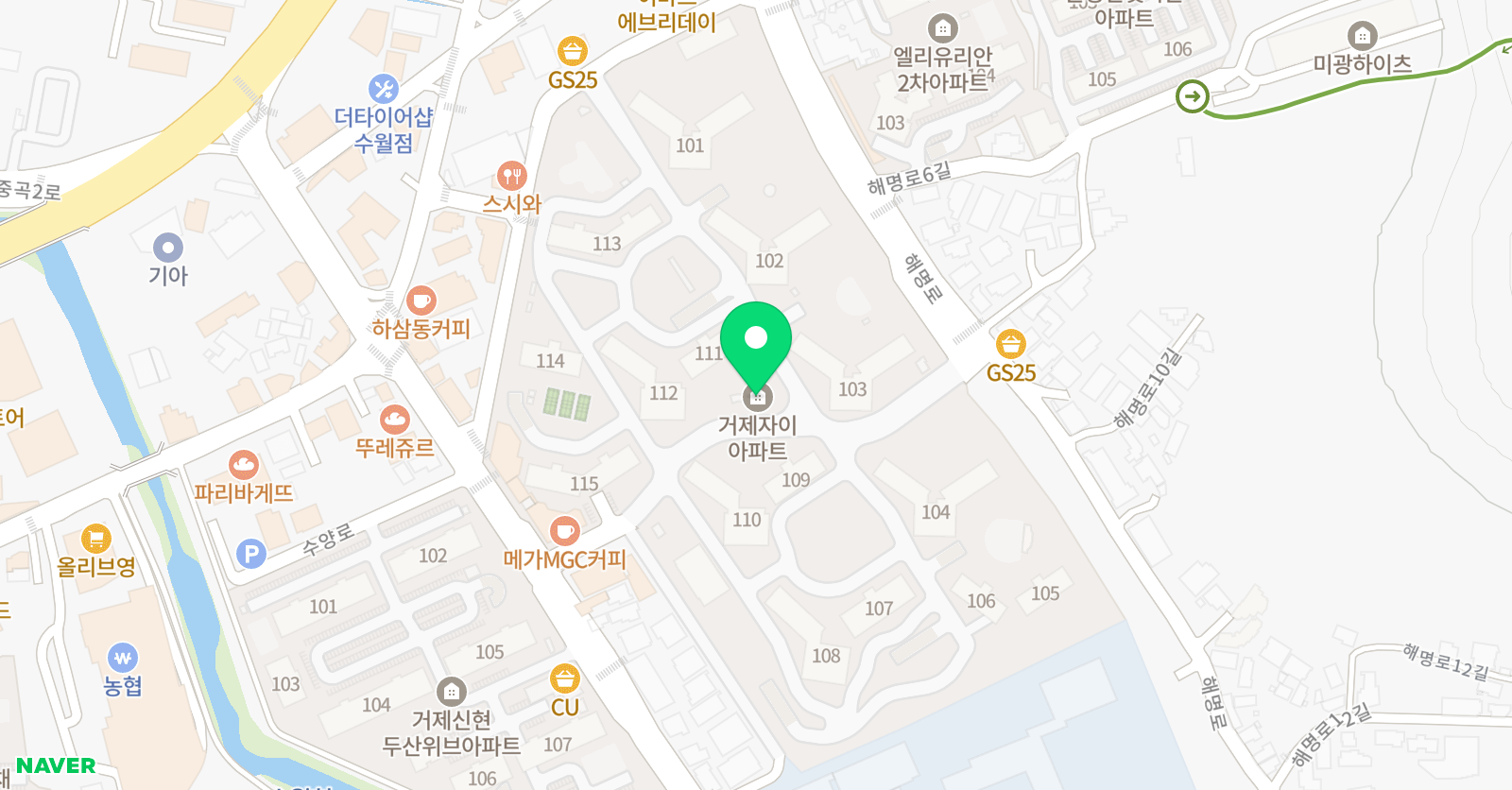 거제자이 공부방 위치