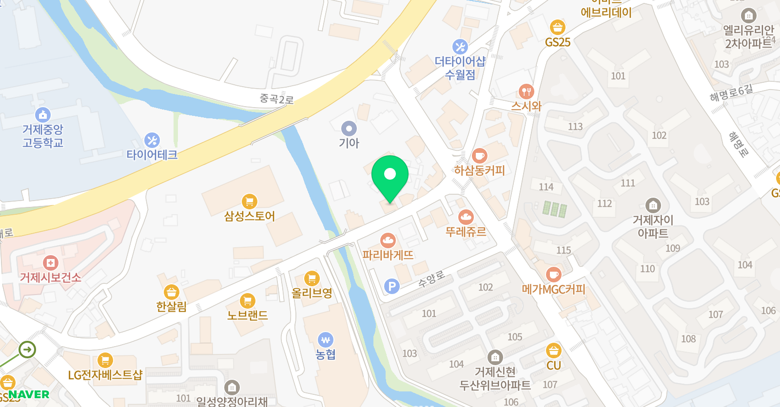 와와 학습코칭센터 거제수월점 위치