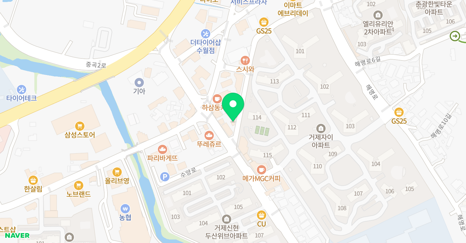 정진 수학교습소 위치