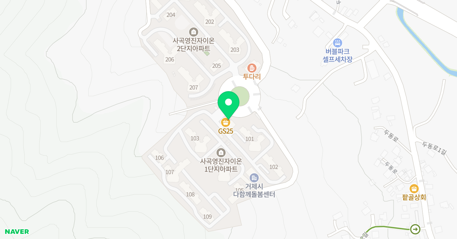 영진칸타빌레 음악미술학원 위치