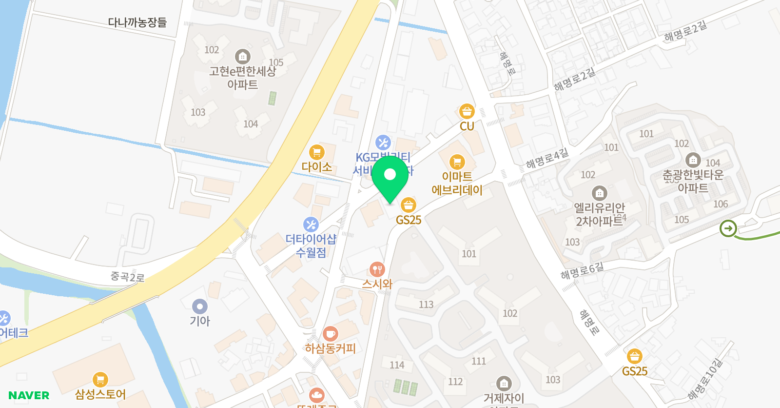 윌그로우 어학원 수월캠퍼스 위치