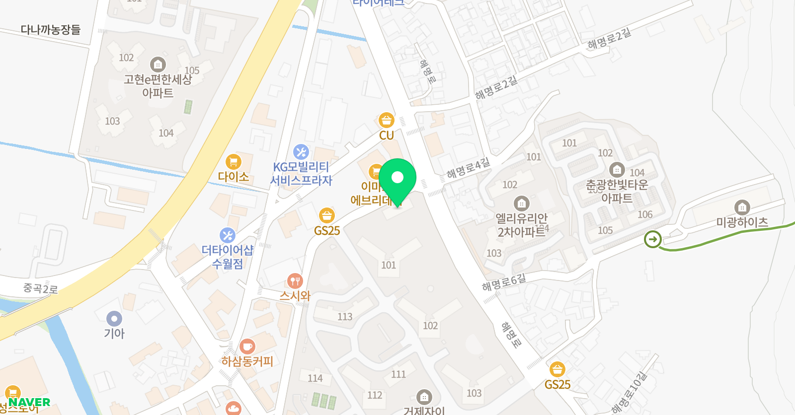 책통클럽 수월자이센터 위치