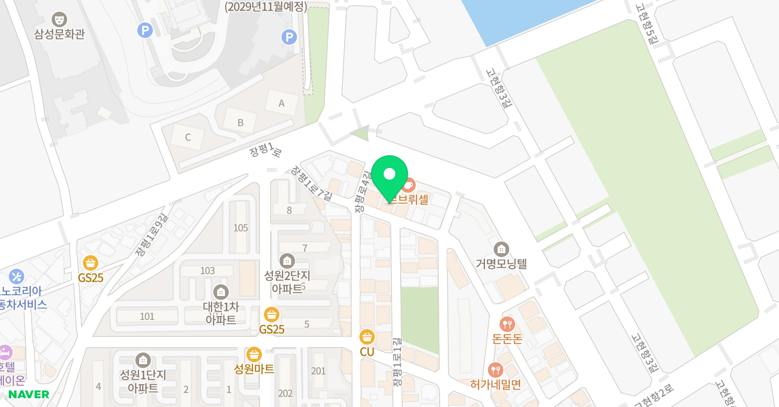 YBM 잉글루 영어학원 위치