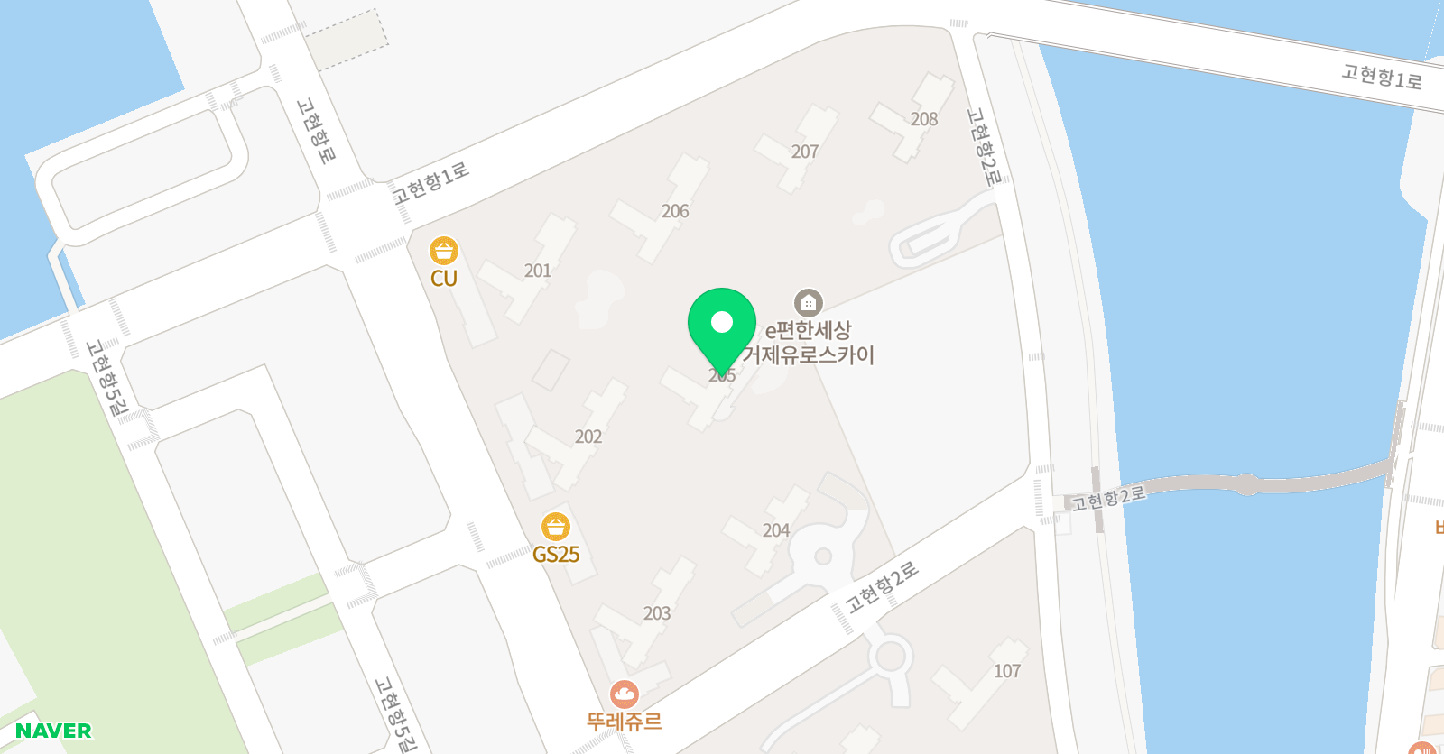 기탄 사고력교실 고현유로스카이점 위치