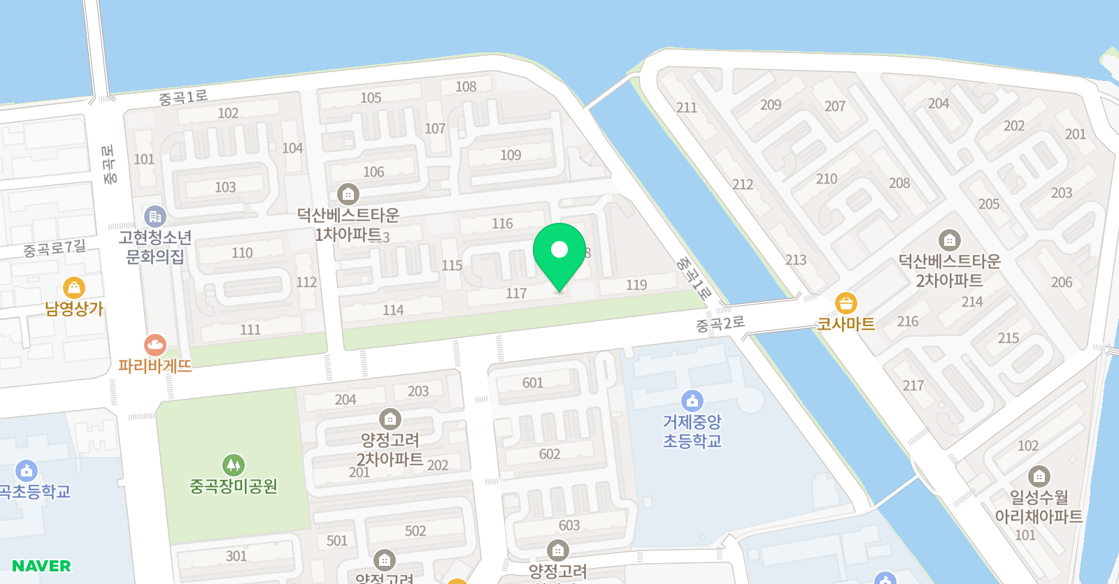 푸르넷 공부방 중앙점 위치
