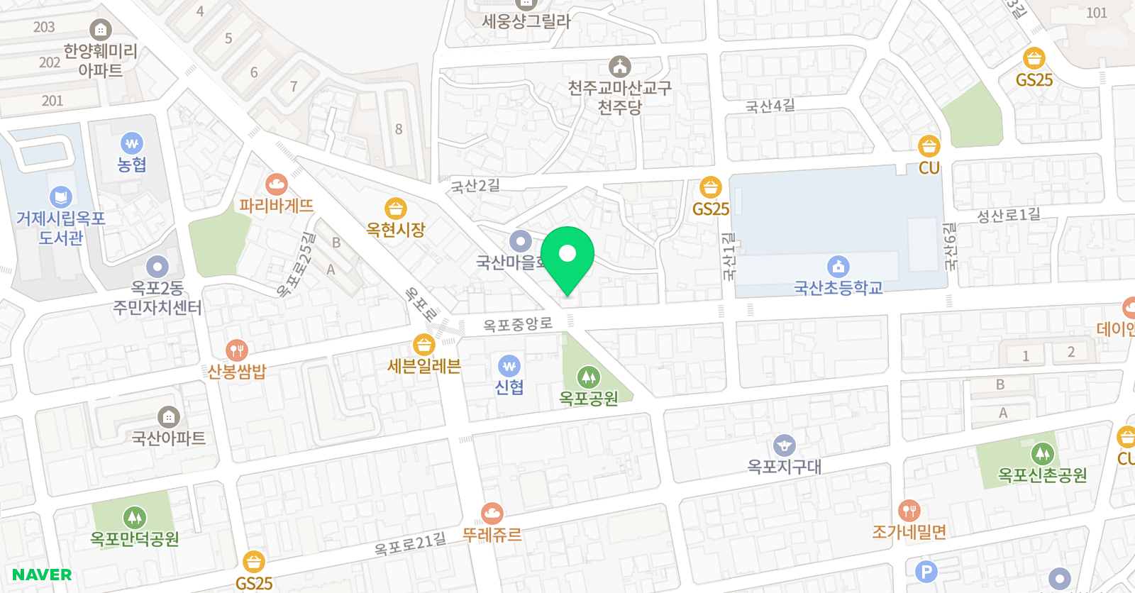 아이땅그림나무 미술학원 위치