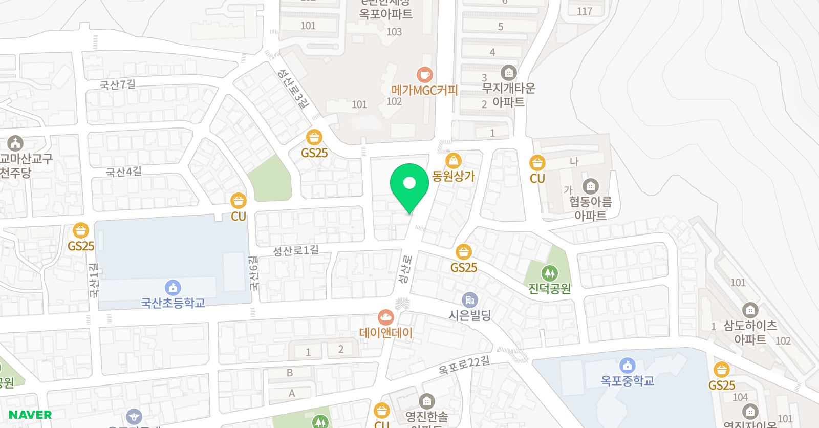 윤선생 영어숲 거제옥포학원 위치