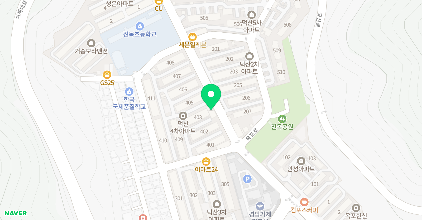 더탑아카데미 학원 위치