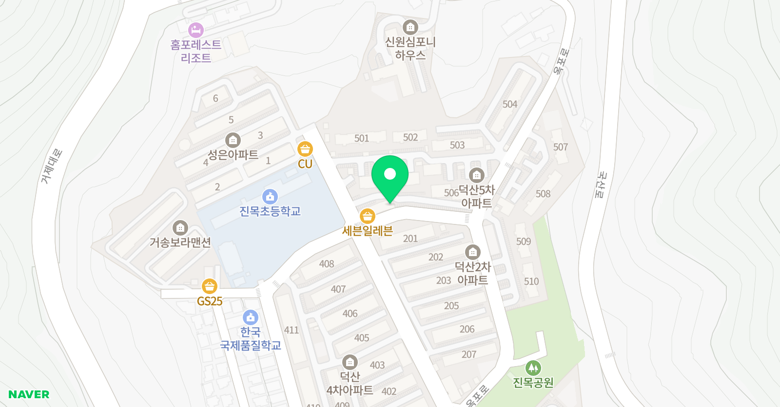 스마트해법영어수학 덕산학원 위치