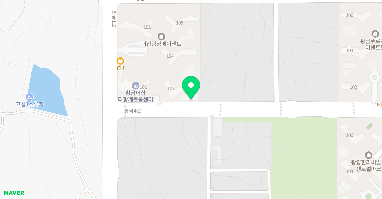 종로엠스쿨 광양황금직영학원 위치