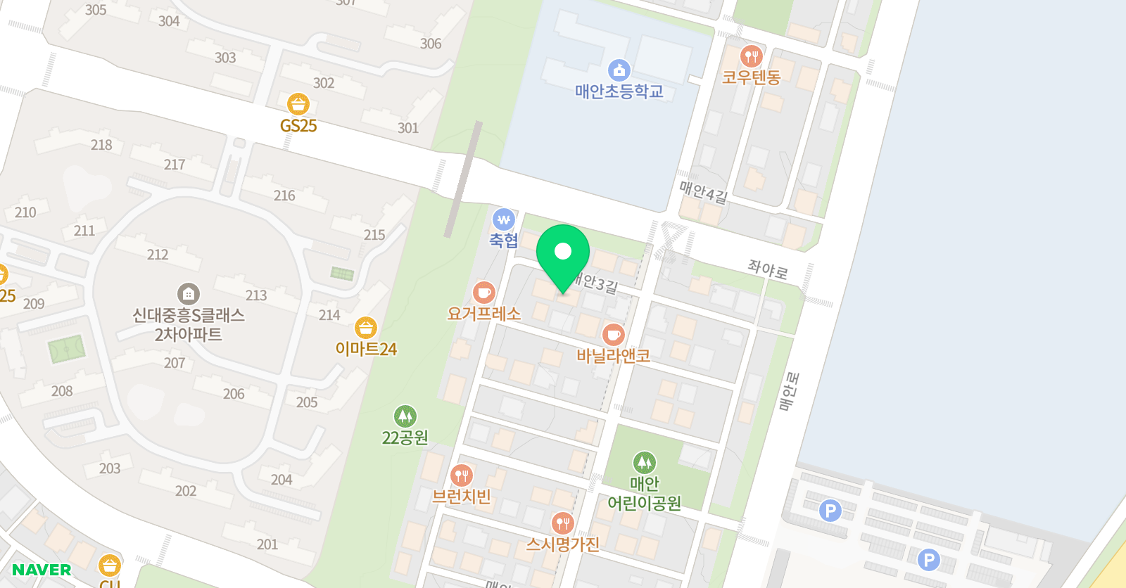 튼튼 영어 순천남부교육본부 위치