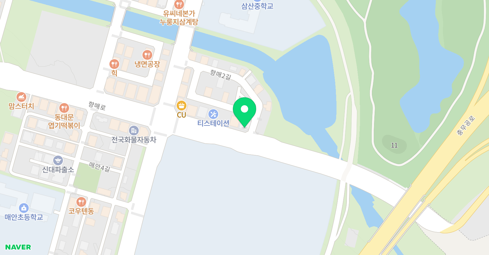 세종 무용학원 위치