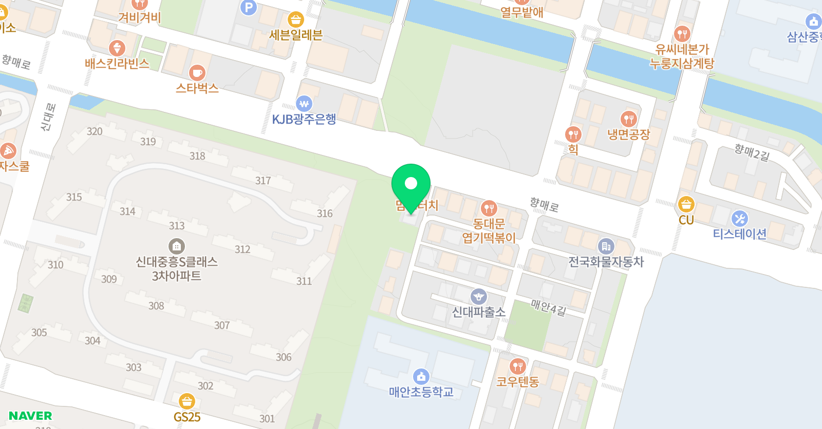 라뮤즈피아노음악학원 위치