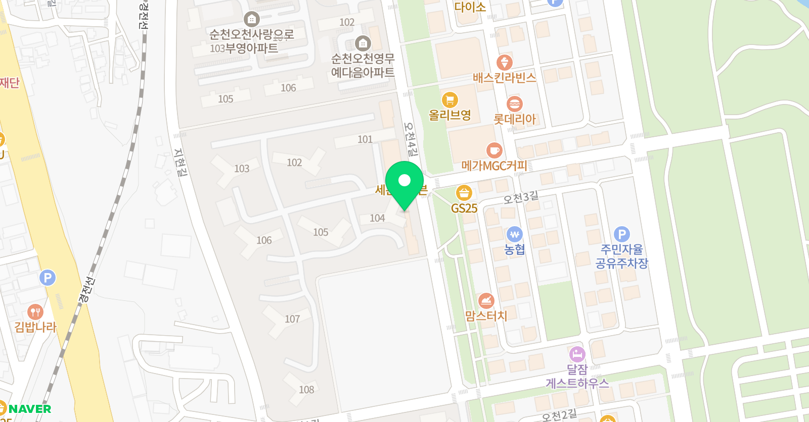 셀파우등생교실 오천교실 위치