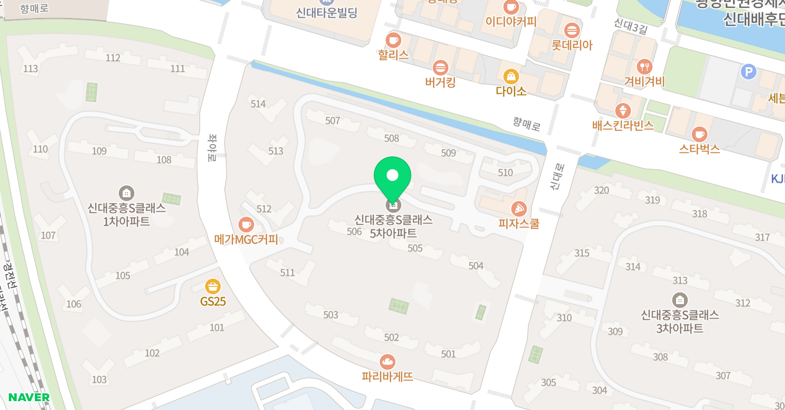 용인대멋진태권도 위치