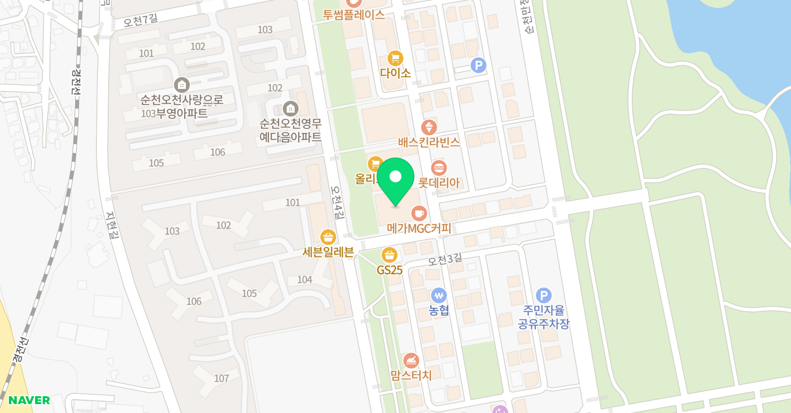 백강 수학학원 위치