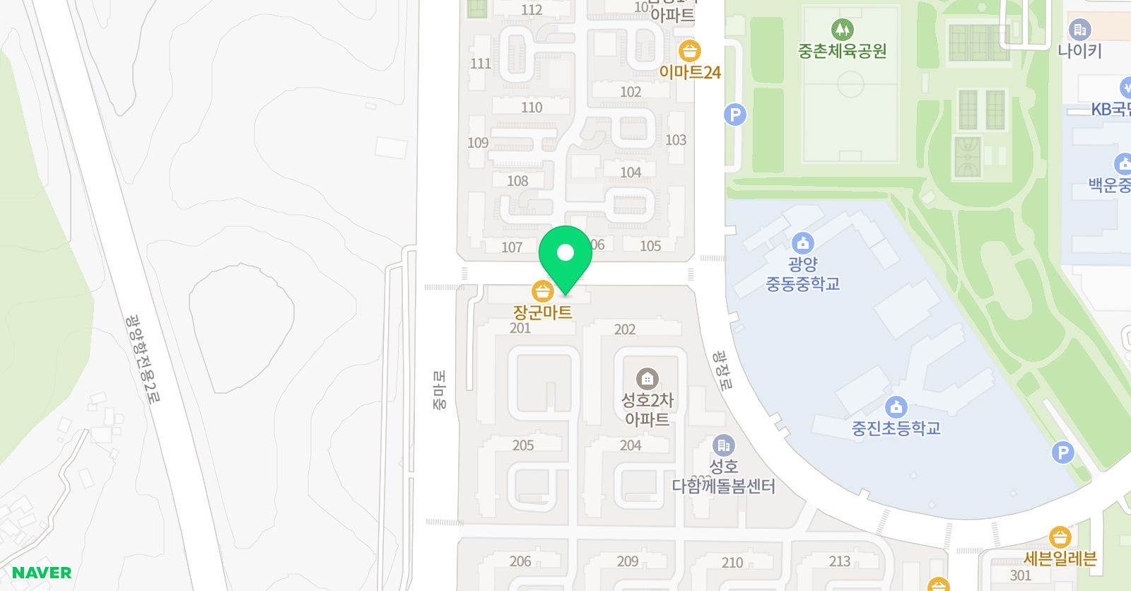 피아노포르테 학원 위치