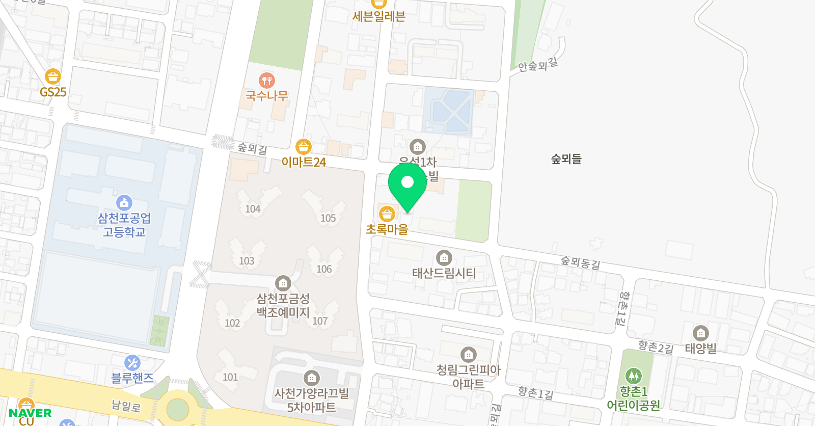 큰별 학원 위치