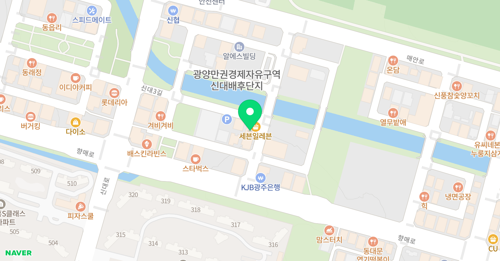 유일한 수학 위치