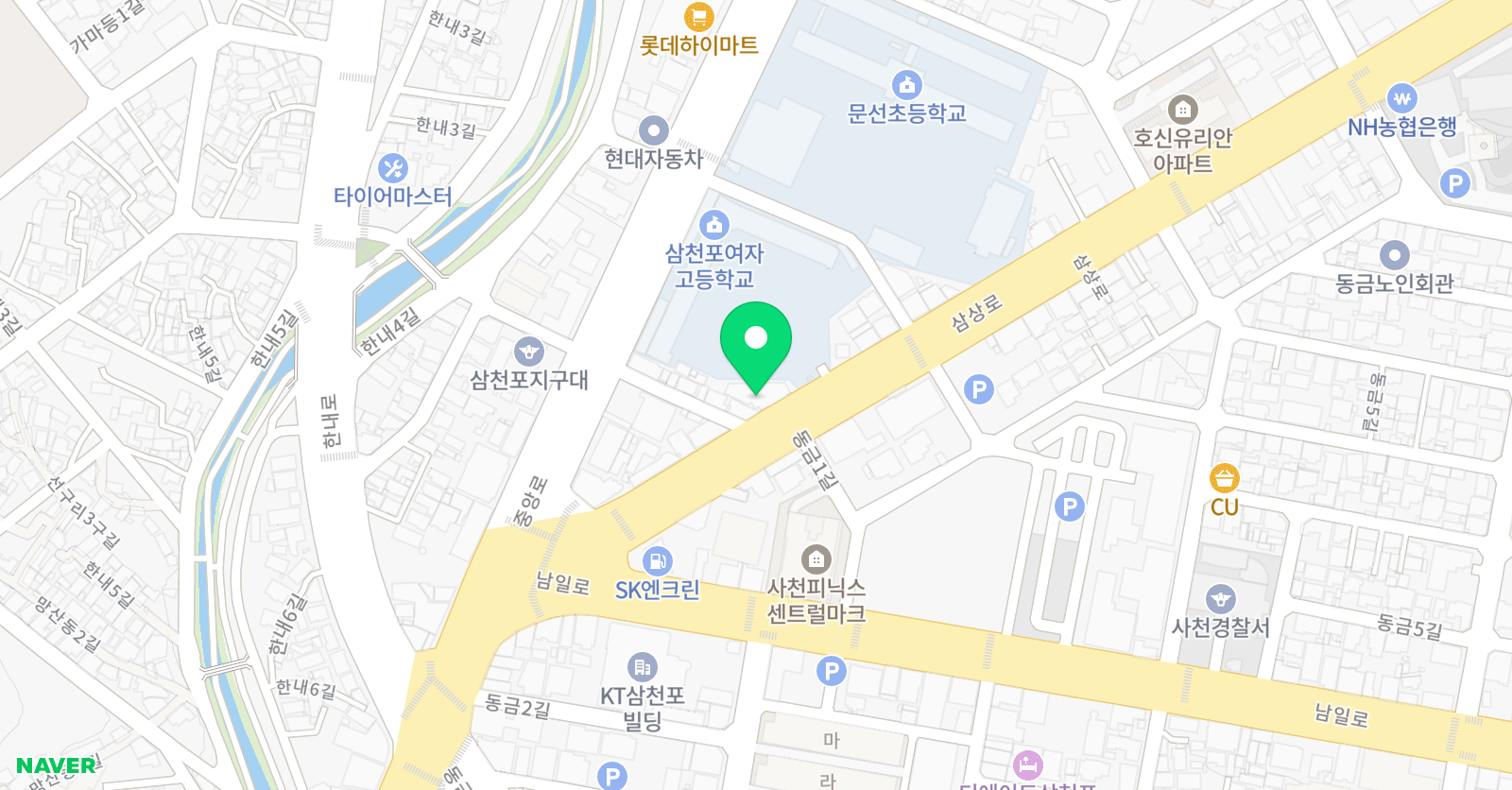 더이루다학원 위치