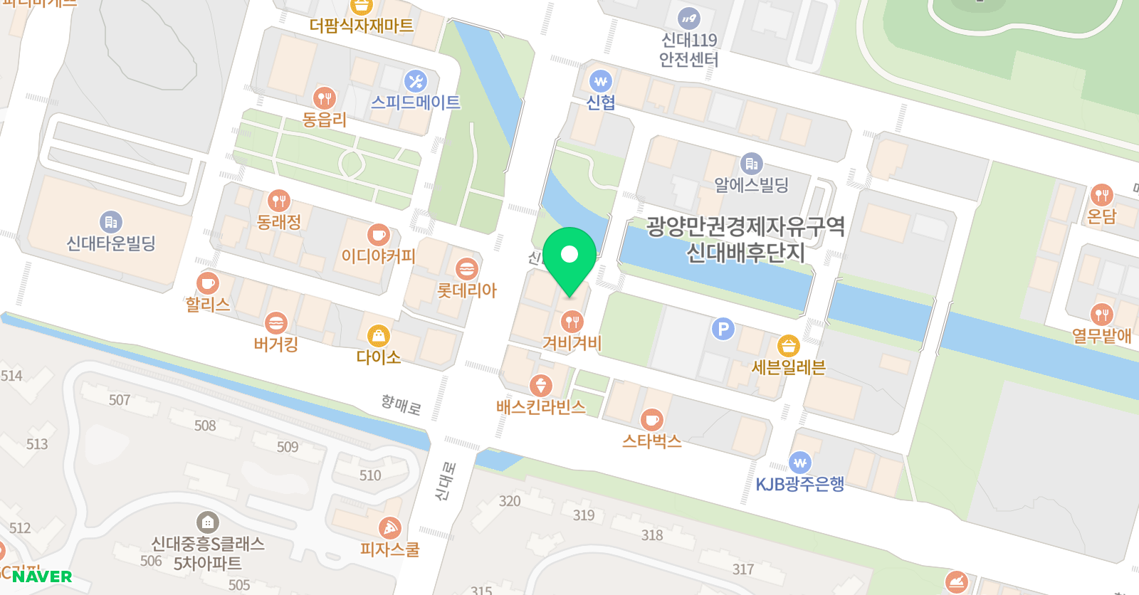 한양 피아노스튜디오 학원 위치