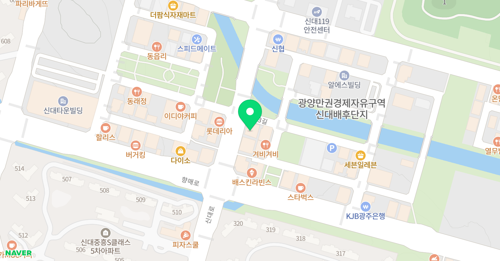 이앤에스 신대학원 위치