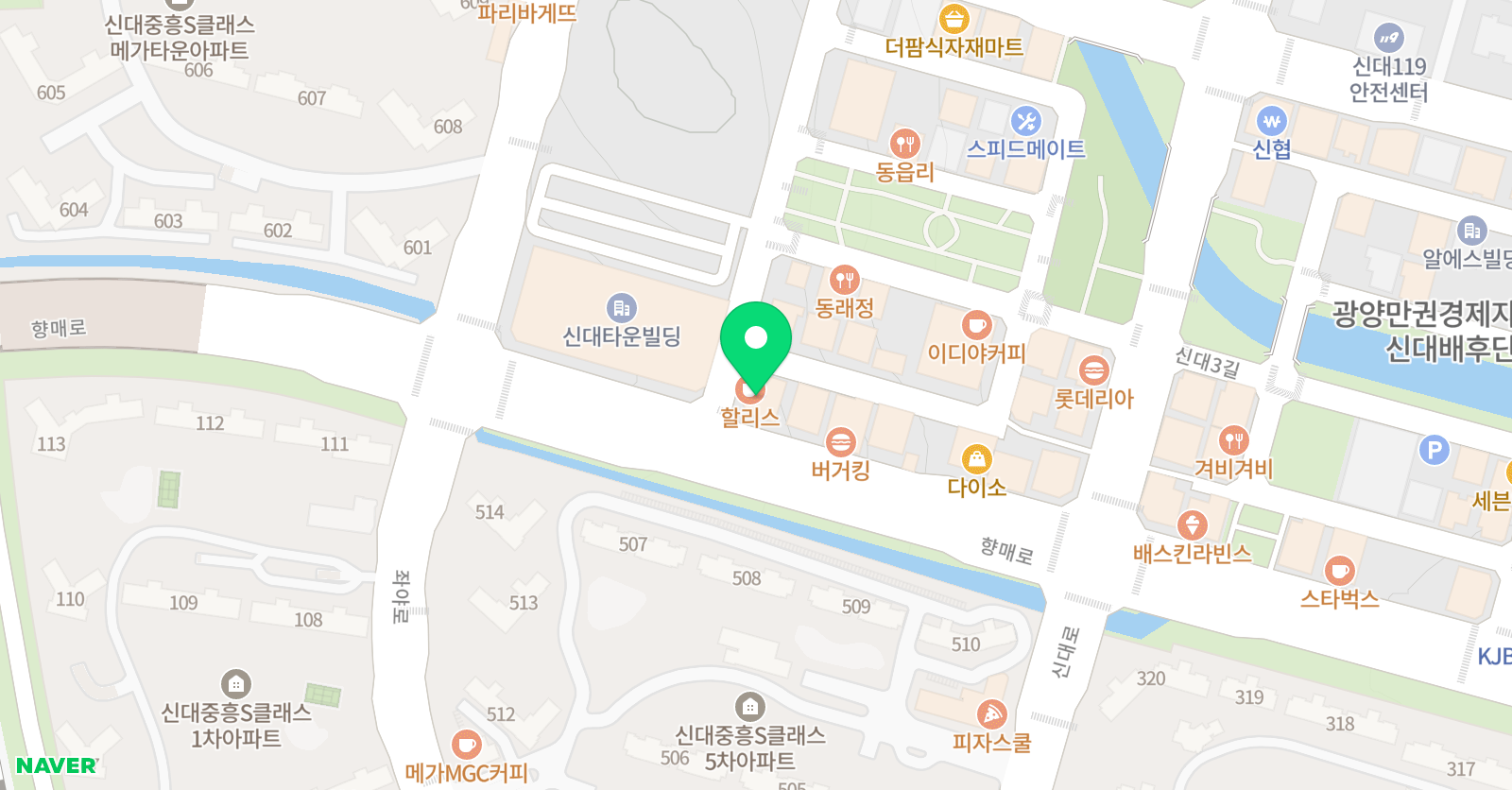 시매쓰 순천신대센터 위치