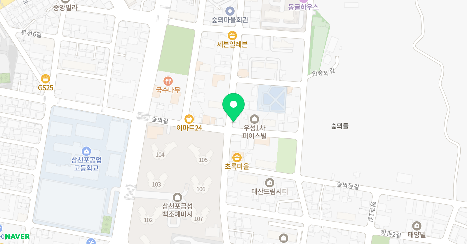 박수진 오감미술학원 위치