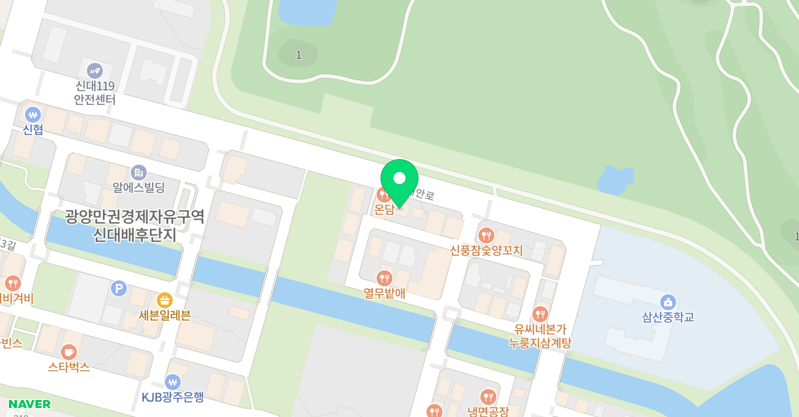 올라영어학원 위치