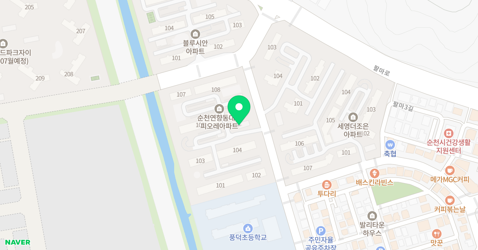 윤선생우리집앞영어교실 연향3지구점 위치