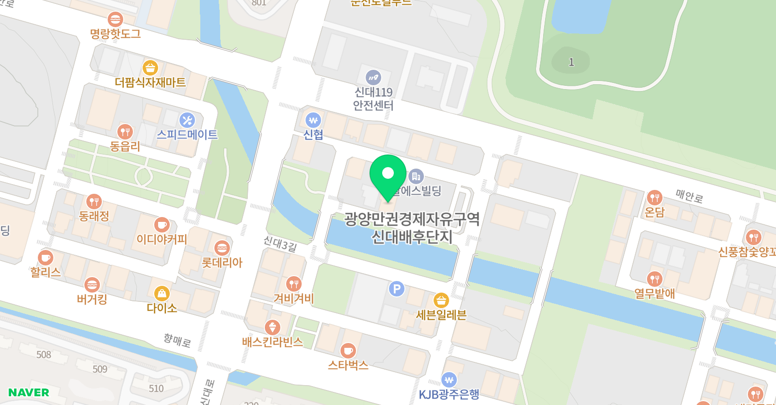 원키 영어학원 위치